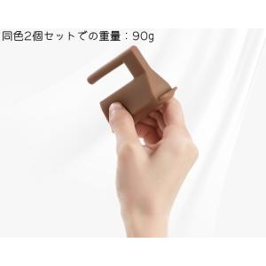 ドアストッパー 2個セット 2個入り 蝶番 ベ...の詳細画像3