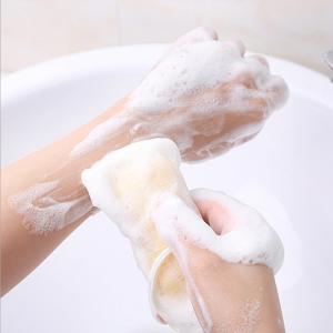 泡立てネット 単品 1枚 巾着タイプ 紐付き ...の詳細画像1