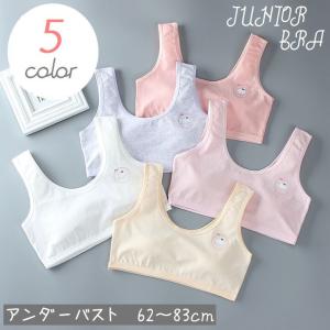 ジュニアブラ ブラジャー ハーフトップ 子供用下...の商品画像