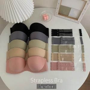 ストラップレスブラ チューブトップブラ レディー...の商品画像