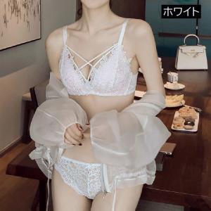 ブラジャー ショーツ セット レディース イン...の詳細画像3