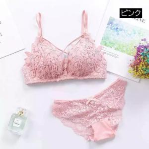 ブラジャー ショーツ セット レディース イン...の詳細画像4
