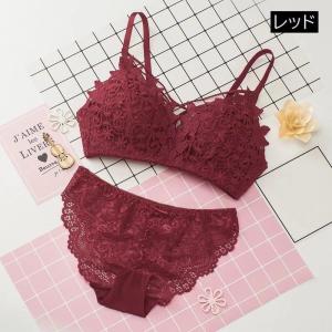 ブラジャー ショーツ セット レディース イン...の詳細画像5