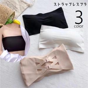 ストラップレスブラ チューブトップブラ レディー...の商品画像