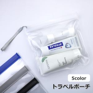 トラベルポーチ 化粧ポーチ クリアポーチ 旅行用...の商品画像