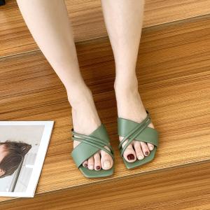 サンダル フラット オープントゥ レディース ...の詳細画像3