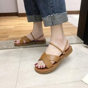 サンダル レディース ぺたんこ フラット スト...の詳細画像2
