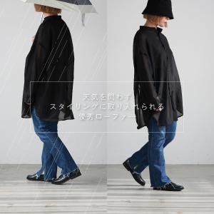 レインローファー ローファ レインシューズ シ...の詳細画像1