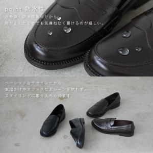レインローファー ローファ レインシューズ シ...の詳細画像2