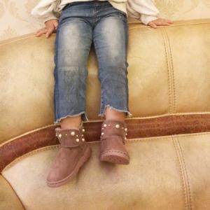 ムートンブーツ ショートブーツ キッズ 子供 ...の詳細画像2