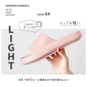 シャワーサンダル バススリッパ 浴室用 レディ...の詳細画像5