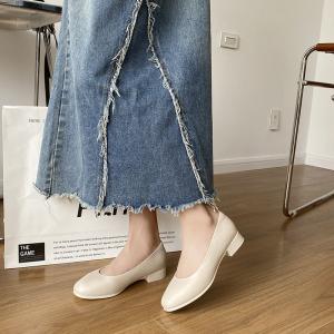 パンプス スクエアトゥ レディース 女性 靴 ...の詳細画像2
