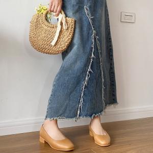 パンプス スクエアトゥ レディース 女性 靴 ...の詳細画像5