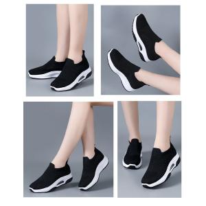 スリッポン スニーカー 厚底 エアクッション ...の詳細画像1