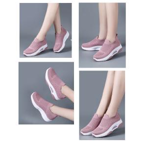 スリッポン スニーカー 厚底 エアクッション ...の詳細画像3