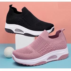 スリッポン スニーカー 厚底 エアクッション ...の詳細画像4