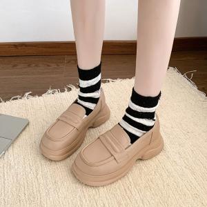 ローファー 厚底 靴 レディース 女性用 くつ...の詳細画像3