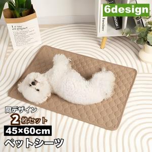 ペットシーツ 2枚セット 45 60cm ペットマット おしっこマット 犬用 猫用 小動物用 ウサギ うさぎ モルモット チンチラ トイレシート ペッ