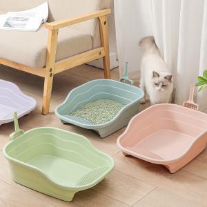 猫用トイレ スコップ付き キャットトイレ トイ...の詳細画像1