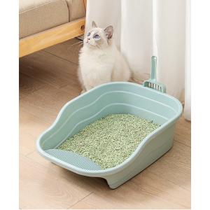 猫用トイレ スコップ付き キャットトイレ トイ...の詳細画像4