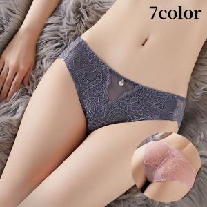 ヒップハンガーショーツ 総レース 花柄 レディース セクシー シースルー 透け感 ローライズ フルバック ランジェリー 勝負下着 パンツ インナー パ