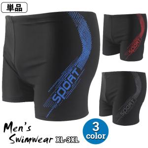 水着 スイムパンツ メンズ スイムウェア 男性用 ショート丈 ボクサー型 ボックス型 ショートパンツ 大きいサイズ ロゴ 競泳 水泳 フィットネス ジ