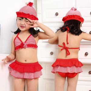 水着 セパレート ワンピース キッズ 子供 ベ...の詳細画像5