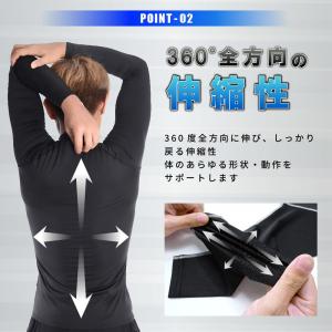 送料無料 コンプレッションウェア スポーツ用イ...の詳細画像3