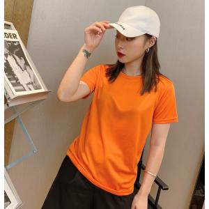 半袖Tシャツ クルーネックTシャツ レディース...の詳細画像1