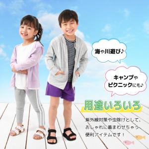 子供服 UVカットパーカー ジップパーカー パ...の詳細画像2