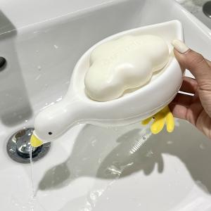 ソープディッシュ 石鹸ケース 石けん置き アヒ...の詳細画像1