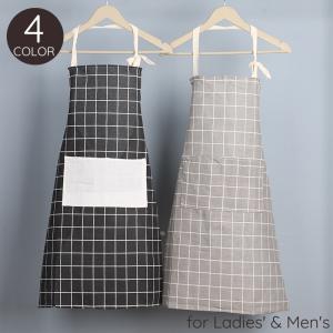 エプロン カフェエプロン 首掛け 胸当てエプロン...の商品画像