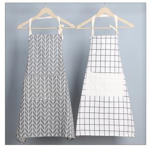 エプロン カフェエプロン 首掛け 胸当てエプロ...の詳細画像1