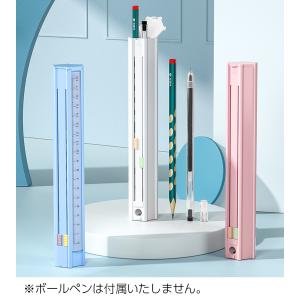 ペンケース 筆箱 スライド式 六角形 文具セッ...の詳細画像5