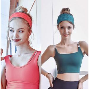ヘッドバンド ヘアバンド ターバン 汗止め ス...の詳細画像3