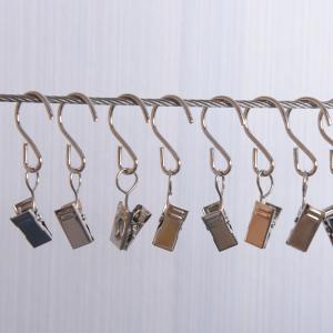 カーテンクリップ 10個セット フック付 カー...の詳細画像1