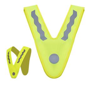 安全ベスト 反射タスキ V字型 蛍光色 キッズ...の詳細画像4