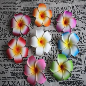 プルメリア 造花 4個セット 9cm 花のみ ...の詳細画像1