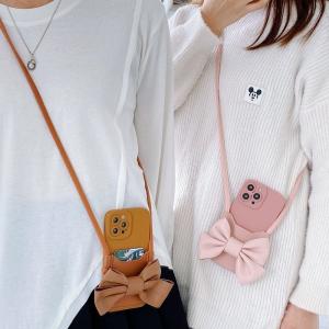 スマホケース スマホカバー ポシェット付き 肩...の詳細画像1