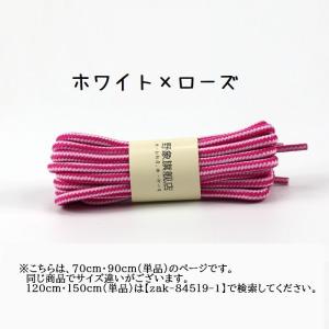 靴紐 靴ひも 丸形 靴アクセサリー 単品 付替...の詳細画像4