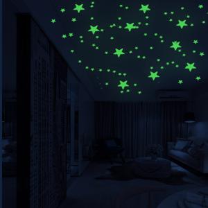 ウォールステッカー 光る 夜光 蓄光 星 スタ...の詳細画像1