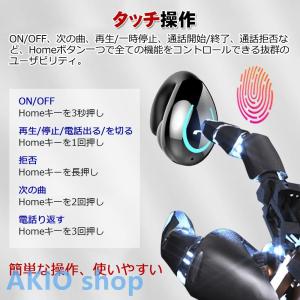 ワイヤレスイヤホン 耳を塞がない blueto...の詳細画像5