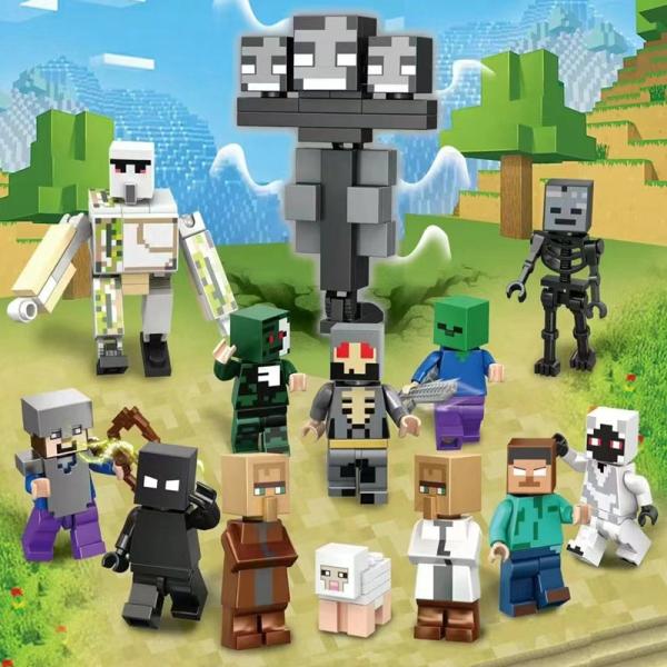 マインクラフト ブロック レゴ 互換 LEGO マイクラ 風 ブロック ミニフィグ レゴブロック ブ...