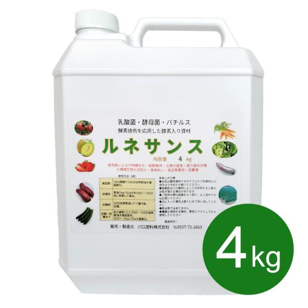 ルネサンス　４ｋｇ　酵素入り資材　地力向上　生育促進