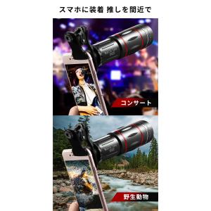 単眼鏡 望遠鏡 スマホ 望遠レンズ 高倍率18...の詳細画像2