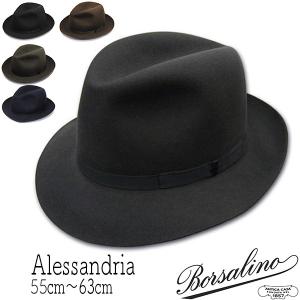 Borsalino（ボルサリーノ） 帽子 ラビットファーフェルト中折れ帽