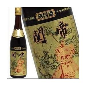 紹興陳年花彫酒 関帝 10年 600ml 18度 正規｜kawachi