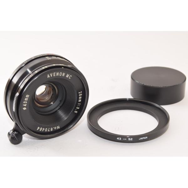 ★美品★ AVENON アベノン MC 28mm F3.5 ブラック L39 ライカマウント 250...