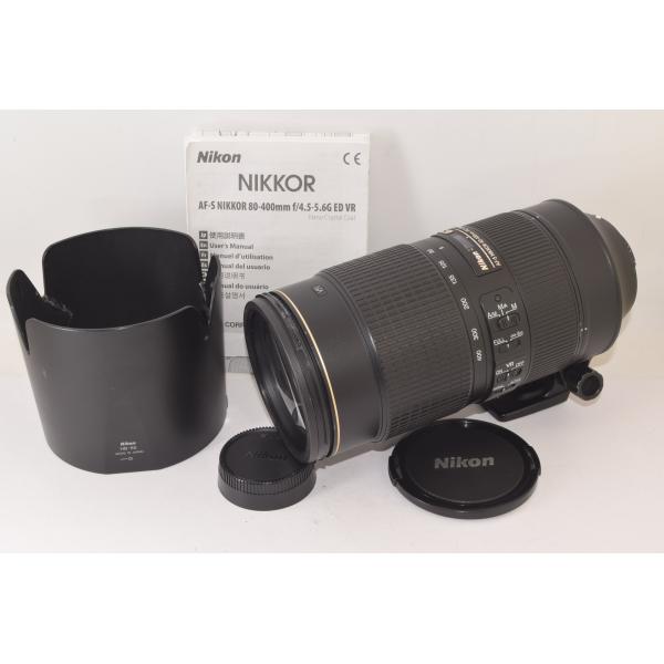 Nikon ニコン AF-S NIKKOR 80-400mm F4.5-5.6G ED VR N J...