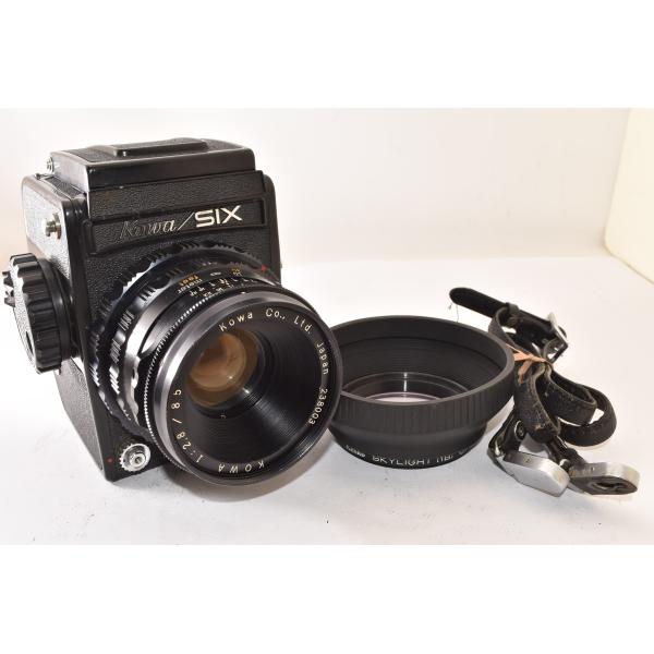 ★ジャンク品★ Kowa コーワ SIX ＋85mm F2.8 ブラック 中判カメラ J251107...